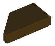 LEGO® Placă netedă 1 X 2 dreapta tăiat (6568024)