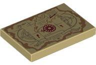 LEGO® Placă netedă 2 X 3 decorată hartă comoară (6551522)