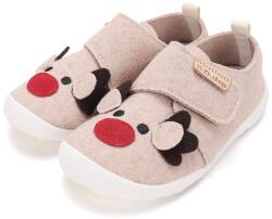 D.D.Step Papuci pentru băieți Barefoot cu velcro nisip (14F256)