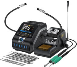 FNIRSI DWS-200F 200 W-os forrasztóállomás (I-62367)