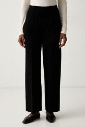 Twinset pantaloni pentru femei cu vâscoză 9BY2-SPDZNT_99X (262LI3PBB)