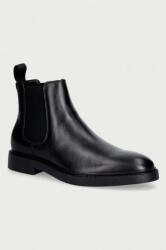 Guess ghete scurte pentru bărbați din piele DOVA 9BY2-OBMZRY_99X (FMTDOV.LEA10.BLACK)