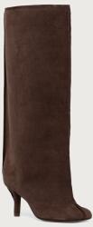 MM6 Maison Margiela cizme pentru femei din piele întoarsă 9BY2-OBDWCD_89X (S59WW0123.P6385)
