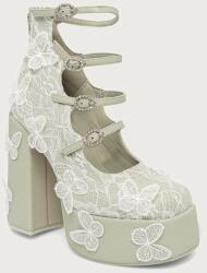Koi Footwear tocuri cu toc Wild Lotus Butterfly Lace Platform 9BY2-OBDUD2_77X