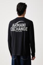 Giorgio Armani hosszúujjú férfi pamut - sötétkék XXL - answear - 28 990 Ft