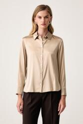MM by Max Mara női ing selyemmel MMLNAVETTA - bézs 40