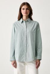 MM by Max Mara női pamut ing MMLDANZA - zöld 38
