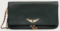 Zadig&Voltaire táska női bőr ROCK GRAINED LEATHER - zöld Univerzális méret
