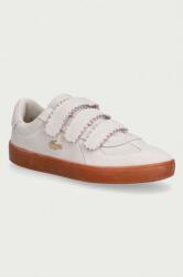 Lacoste BASESHOT STRAP sportcipő női velúr - bézs Női 39