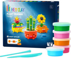 HEY CLAY - "Virágpajtások" színes gyurma készlet (HCL15034CEE15) - jatekbirodalom
