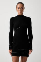 TWINSET pulóveres viszkózzal - fekete M - answear - 97 990 Ft