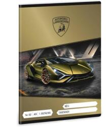 Ars Una Füzet A/5 1. osztályos vonalas ARS UNA 32lap Lamborghini arany 14-32