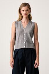 MM by Max Mara női gyapjú mellény MMLALBATA - szürke XS