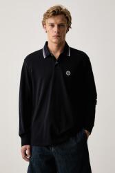 Giorgio Armani hosszúujjú férfi pamut - sötétkék S - answear - 32 990 Ft