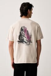 Marc O'Polo t-shirt férfi pamut - bézs XXL - answear - 22 990 Ft