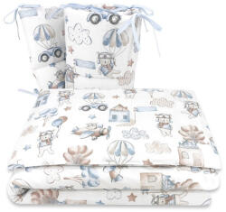  Baby Shop 3 részes ágynemű garnitúra - Kék repülő maci
