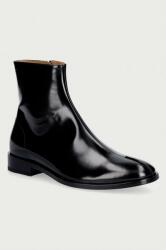 MM6 Maison Margiela férfi bőr bokacsizma - fekete Férfi 43