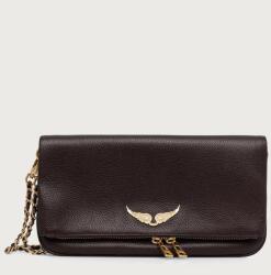 Zadig&Voltaire női bőr táska ROCK GRAINED LEATHER - barna Univerzális méret