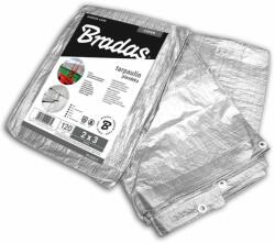  EZÜST PONYVA 120g 8 x 12m BRADAS (PL1208/12)