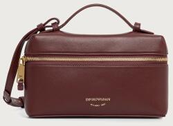 Emporio Armani női bőr táska - burgundia Univerzális méret