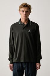 Giorgio Armani hosszúujjú férfi pamut - zöld S - answear - 32 990 Ft