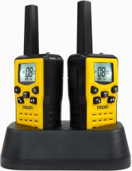 EVOLVEO FreeTalk 2W, 0, 5 és 2 W teljesítményű PMR rádió, sárga-fekete