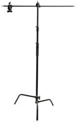 Caruba C-állvány boom karral - fekete (300 cm - 10 kg) (D290971)