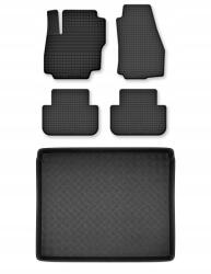 Mix-Plast Autószönyegek csomagtérszőnyeg a következő típushoz: Ford Galaxy MK2 2006-2012 van 5 el