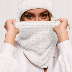 BeWear Csősál Női Meleg Vastag Zsinóros Téli Szövés Kényelmes Divatos Ekrü