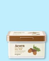 Skinfood Napi arcmaszk peptidekkel és makk-kivonattal Acorn Pore Peptide Daily Mask - 270 g / 30 db