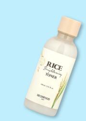 Skinfood Arcfényesítő arctoner rizskivonattal Rice Brightening arctoner - 160 ml