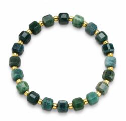 Bratara Agata Muschi Cub Fatetat 7x7 mm Diametru 62 mm 1 Buc