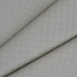 Takoy Material din piele ecologică matlasată (Piele artificială) EKOSOFT KARO EK culoare gri deschis