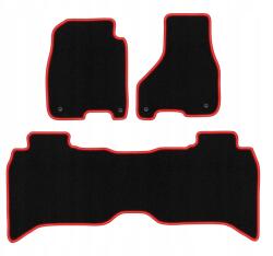 Wielganizator Autószönyegek Dodge Ram Ds Dj 1500 2012-20-hoz Carlux-red szett 3 db