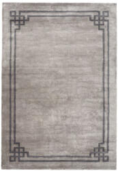  Venezia Stone, szürke alapon fekete elegáns szegéllyel , bársonyos felületű, kézi szövésű prémium szőnyeg 200x300 cm