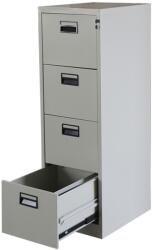 Plus Mobilier Dulap metalic pt. Fise pacienti/Medicale Asamblat 4 sertare, 460x620x1400 mm (LxlxH), STAR OFFICE gri Clasificator metalic 4 460x620x1400 4 50 dosare suspendabile 10 Otel 10 kg (61003969) Dulap arhivare