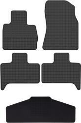 Wielganizator Autószönyegek gumi Bmw X5 E53 1999-2006 5 db Bmw ömlesztett rögzítőalagúttal