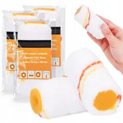 TRCR 3x Festőhenger 10 cm Utántöltő Falfesték Latex Emulzió Sh (SE030101566)
