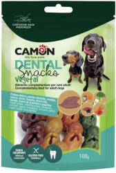 Camon CAMON Dental Snack Mix Veggie Bells, XS-XL, Cartof Dulce și Fructe, punguță recompense câini, 100g