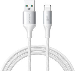JOYROOM Cablu pentru incarcare si transfer de date Joyroom S-A28 Flash Series, USB-A/Lightning, 3A, 480 Mb/s, 2m, Alb (6956116798260)