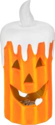 MagicHome Decoratiune Halloween MagicHome dovleac lumanare LED din teracota 16 cm (8092409)