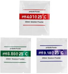  Soluție de calibrare - pH4.00+pH6, 86+pH9, 18 (3 buc. )