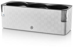Plastkon Cobble Trio ghiveci autoirigabil 39, 7x14x14 cm Culoare: Bílá