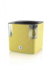 Plastkon Cobble ghiveci autoirigabil 15x15x14 cm Culoare: Zelená