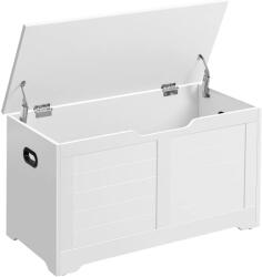VASAGLE Banca VASAGLE cu spatiu de depozitare pentru hol sau dormitor, alba (EZ-LSB063T14)