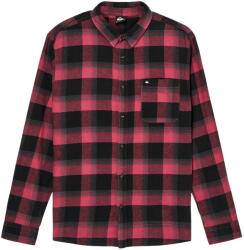 Quiksilver Мъжка риза с копчета Quiksilver Motherfly Plaid L/S Shirt - Oxblood Red Motherfly (033-3338-0312)