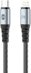 Forever Braix USB-C-Lightning kábel 1, 0 m 27W fekete (160300)