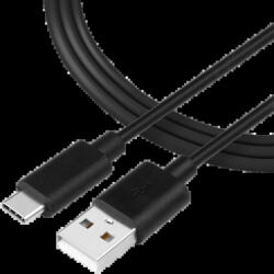 Tactical Smooth Thread Cable USB-A/USB-C 1m Black (8596311152948)