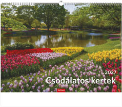 TopTimer Csodálatos Kertek, képes falinaptár 2027