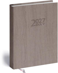 Realsystem 2-Day, B6 kétnapi beosztású határidőnapló + jegyzet, Drapp